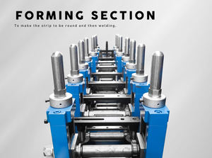 Harga pabrik mesin pembuat pipa baja karbon otomatis garis pabrik tabung <span class=keywords><strong>ERW</strong></span> frekuensi tinggi mesin las mesin Motor - Product Image 5