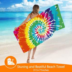 Toalla de Secado Rápido de Poliéster con Logotipo Personalizado para Adultos, Toalla de Playa de Microfibra - Product Image 2