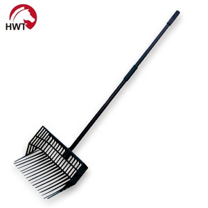 ABS <span class=keywords><strong>Cavallo</strong></span> Grooming Testa a Forcella Durevole Cestino Pitch Fork di sostituzione della Testina - Product Image 4