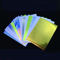 Papier autocollant PET doré brossé A4 imperméable imprimable pour imprimante jet d'encre 8,5x11