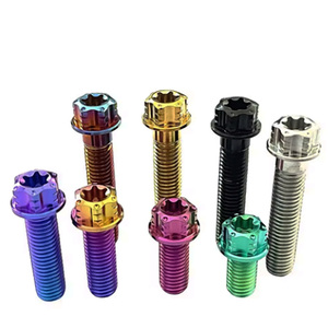 Lớp 5 Titan Hex bu lông mặt bích M6 <span class=keywords><strong>M8</strong></span> M10 Kích cỡ ứng dụng xe máy công nghiệp 16mm 20 25 <span class=keywords><strong>40</strong></span> ốc vít Chiều dài - Product Image 6