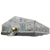 Tente de réception de luxe TENTCHO en aluminium et PVC, grande, coupe-vent, pour mariages et événements en extérieur, grand chapiteau