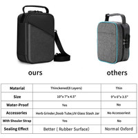 EVA pochette anti-odeur étui anti-odeur sacs de rangement de voyage boîte anti-odeur cadeaux d'anniversaire pour hommes/femmes sacs