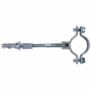 BRM 1 \ "1215 1/2 VORPA collare in acciaio con tassello in Nylon sistema di misura metrica finitura zinco personalizzabile per morsetto - Product Image 1