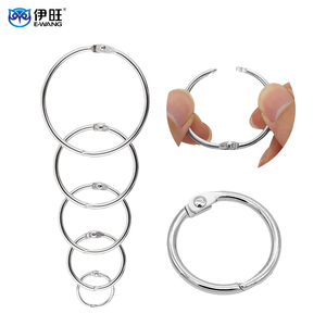 Bulk Pack Stainless Steel Book <b>Rings</b> Loose Leaf <b>Binder</b> <b>Rings</b> for Teacher Flash Cards Student Projects - Product Image 1