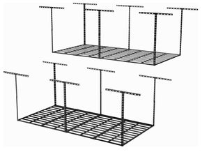 Регулируемые потолочные стойки из нержавеющей стали, решение для хранения в гараже для изготовления потолков из листового металла - Product Image 2