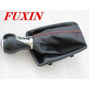 Poignée de levier de vitesse en cuir Fuxin, 6 vitesses, boîte manuelle, pour Audi A4 A3 A6 A6L, design ergonomique - Product Image 2