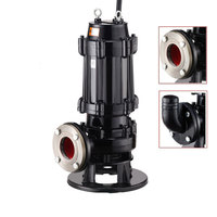 Pompa Sump Kecil 10m3/jam Pompa Celup Listrik untuk Limbah 220v 60hz Pompa Air