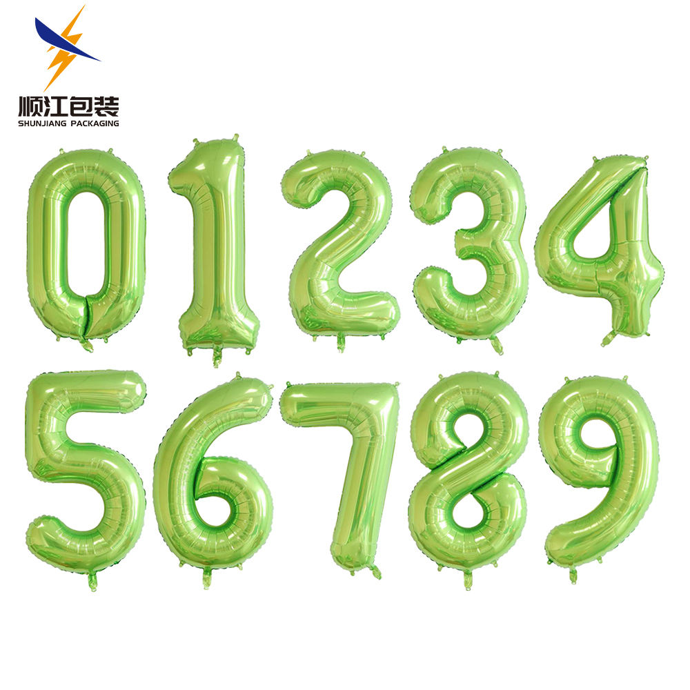 Wholesale 40 Inch Aluminum Foil Number Balloons Party Balloon Set with Number Balloons Best Party Accessories Supplier