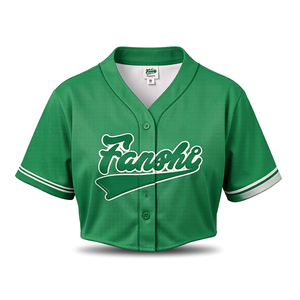 Maillot de baseball personnalisé à col en V, ensemble uniforme de baseball par sublimation en gros pour équipes - Product Image 2