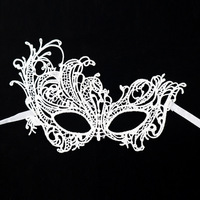 Masque pour les yeux en dentelle 3D pour adultes, Halloween, soirée sexy, couples, bal masqué, costumes