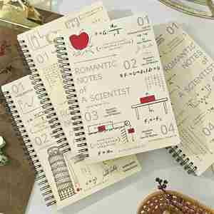 Cuaderno Espiral B5 con Cubierta <span class=keywords><strong>de</strong></span> Papel, 60 Hojas, Diseño Atractivo <span class=keywords><strong>para</strong></span> Material Escolar - Product Image 1