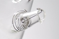 Théière en verre borosilicaté à haute poignée de 12oz Style chinois bouilloire à café en gros infuseur amovible théière en verre transparent