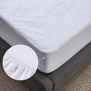 Protector <span class=keywords><strong>de</strong></span> Colchón Impermeable y Antiácaros <span class=keywords><strong>de</strong></span> Felpa <span class=keywords><strong>de</strong></span> Coral Suave Personalizado para Hotel - Product Image 3