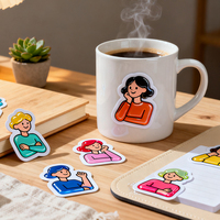 Kit d'autocollants en époxy pour enfants, étiquettes en forme de dôme de dessin animé pour carnets de dessin créatifs, planificateurs, jouets et artisanat
