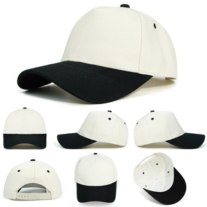 Benutzer definierte Logo 5 Panel zweifarbige Baseball mützen Großhandel strukturierte einen Rahmen Baumwolle Gorras Baseball Sport Hüte <span class=keywords><strong>OEM</strong></span> <span class=keywords><strong>ODM</strong></span> - Product Image 5