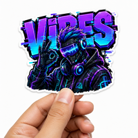 Autocollants en vinyle PVC autocollants découpés sur mesure avec logo de marque personnalisé, imperméables, pour skateboard, étui de guitare, bouteille d'eau