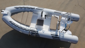 <span class=keywords><strong>Vente</strong></span> flash : <span class=keywords><strong>Bateau</strong></span> pneumatique à coque rigide en fibre de verre RIB-480 avec ponton en PVC ou Hypalon - Product Image 2