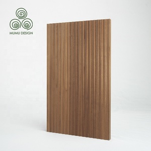 MUMU Tấm Ốp Tường Gợn Sóng Tấm Ốp Gỗ Trang Trí Tấm Ốp Tường Gỗ Chất Lượng Tốt Cho Nhà - Product Image 4