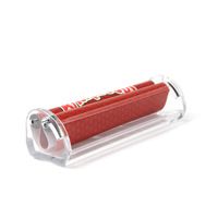 Logo personnalisé en gros 125*35mm nouveau Design Coolie plastique manuel coloré Cigarette rouleuse briquets accessoires pour fumeurs
