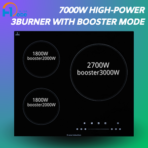 Placa de Inducción Eléctrica Integrada de 3 Quemadores - Product Image 4