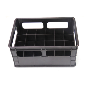 Panier à bière en plastique de <span class=keywords><strong>24</strong></span> bouteilles avec 4 poignées latérales, caisse à bouteilles - Product Image 4