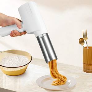 Máquina para Hacer <span class=keywords><strong>Pasta</strong></span> Eléctrica Portátil, Máquina para Hacer Fideos de Acero Inoxidable, Máquina para Hacer <span class=keywords><strong>Pasta</strong></span> Inalámbrica para Cocina - Product Image 1