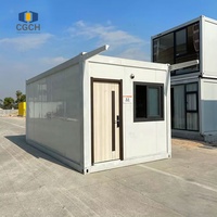 Maison préfabriquée en conteneur CGCH de 20 pieds, Australie, maison mobile en conteneur en kit, mini-maison avec salle de bain, maison en conteneur pliable
