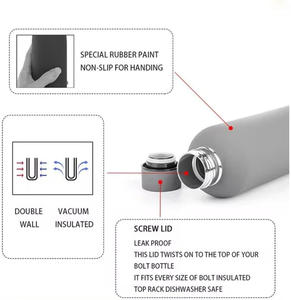 Gourde isotherme portable en acier inoxydable 304 de style américain, grande capacité, à petite ouverture, pour sports de plein air - Product Image 4
