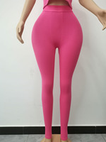 Setelan Atasan Rajut Ribbed Lengan Pendek dan Celana Wanita Logo Kustom Warna Solid Slim Fit Loungewear Katun Spandex Musim Gugur 2026