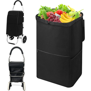 Sacs <span class=keywords><strong>de</strong></span> chariot <span class=keywords><strong>de</strong></span> doublure <span class=keywords><strong>de</strong></span> <span class=keywords><strong>caddie</strong></span> pour panier <span class=keywords><strong>de</strong></span> remplacement étanche avec poches latérales en maille <span class=keywords><strong>sac</strong></span> <span class=keywords><strong>de</strong></span> rangement pliant - Product Image 1