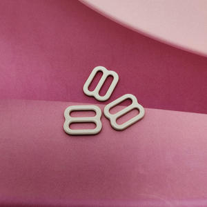 Accessoires de lingerie personnalisables d'usine élégants, anneaux de soutien-gorge en métal recouverts de nylon, curseurs et crochets, ajusteur de maillot de bain compatible - Product Image 2