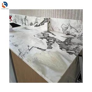 Carreaux de marbre blanc d'huître en pierre de luxe - Product Image 2