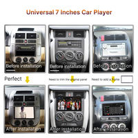 Lecteur de Navigation universel Android personnalisé de 7 pouces, Navigation Gps Android, Machine tout-en-un, lecteur Mp5 de voiture