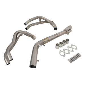 Sistema completo de escape para motocicleta, tubo de conexión frontal de conexión de aleación de titanio y acero inoxidable para <span class=keywords><strong>Kawasaki</strong></span> <span class=keywords><strong>ZX4R</strong></span> - Product Image 6