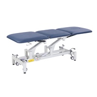 Table de Massage ostéopathique chiropratique 3 sections lit de traitement échographie physiothérapie civière Table d'examen médical