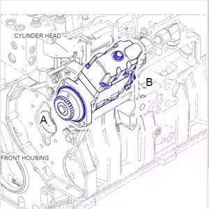 Bomba de Inyección de Combustible 384-0677 20R-1635 para Motor C7 - Product Image 4