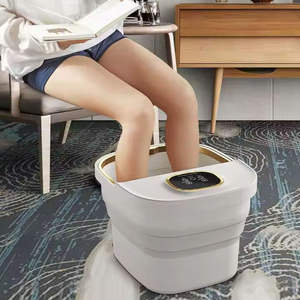 Masseur de pieds électrique pliable de haute qualité, bulles, lumière rouge chauffante, matériau ABS, certifié CE, intelligent et portable - Product Image 5