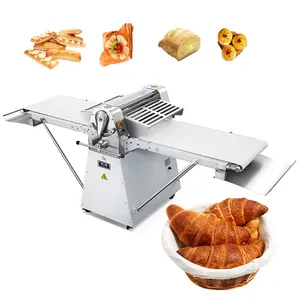 China Lieferant Croissant Teig walze Sheeter Cutter Maschine Zum Verkauf Malaysia