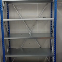 Étagère industrielle à haute capacité de charge, 5 niveaux réglables, en acier laminé à froid sans boulons, finition peinture poudrée/galvanisée