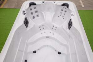 Vente en gros personnalisation piscine spa smart jacussier de fibra para 7 personas coque en fibre de verre enterrée pour la famille - Product Image 4