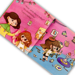 Livre d'images en anglais pour enfants : Les <span class=keywords><strong>jours</strong></span> <span class=keywords><strong>de</strong></span> <span class=keywords><strong>la</strong></span> <span class=keywords><strong>semaine</strong></span> – Histoires éducatives sur le jour actuel et <span class=keywords><strong>la</strong></span> routine quotidienne pour les enfants d'âge préscolaire - Product Image 2