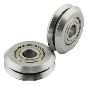 Factory Supply Double Row Track Roller Ball <strong>Bearings</strong> RM3-ZZ W3X <strong>V</strong> <strong>groove</strong> <strong>Guide</strong> Wheel <strong>Bearing</strong> - Product Image 1