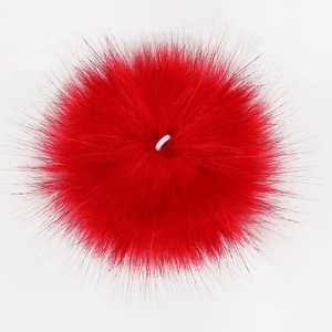 Oneway Wholesale Fashion Colorful Plush Pompon <b>Keychain</b> Faux Fur Key Chain Puff Ball <b>Keychain</b> - Product Image 6