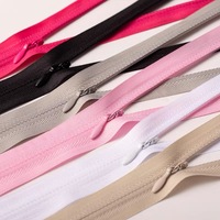 OCO 3 #   Fermeture éclair invisible en nylon à extrémité fermée, verrouillage automatique, couleurs personnalisées, pour robes, coussins, textiles de maison, couture