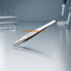 Pinza de Acero Inoxidable (Punta de Flecha) de Forma Irregular, Herramienta de Precisión para Recoger Objetos en la Fabricación de Joyas - Product Image 4