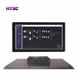 Computadora táctil industrial todo en uno de 27 pulgadas Intel 11th <span class=keywords><strong>Core</strong></span> I7/i5/<span class=keywords><strong>I3</strong></span> Celeron IP65 Diseño a prueba de agua Diseño sin ventilador - Product Image 4