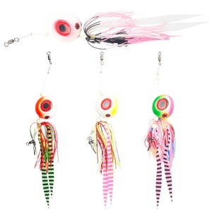 Señuelo Luminoso 3D Simulado para Pesca en Aguas Profundas, Cebo para Lubina con Diseño de Ojos, Opciones Multicolor - Product Image 1