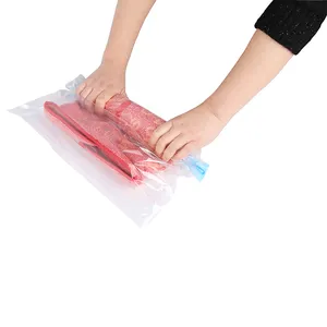 Roll up Space Saver Vacuum Bags Factory Supplier Eco-friendly Compression Clothes Storage Travel for Vaccum Compressed Bag PA+PE