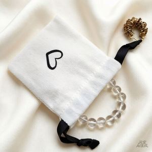 Custom Printed Cotton Tote Bag Drawstring Bag Cotton Eco-friendly Cotton Waffle Weave Cosmetic Bag Twill <b>Envelope</b> Dust Bag - Product Image 2